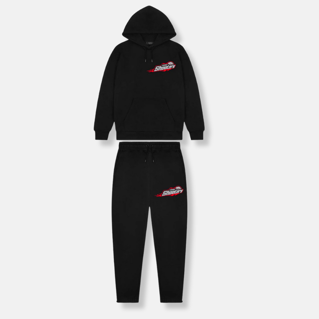 Trapstar TSL Shooters Tracksuit - Black/Red