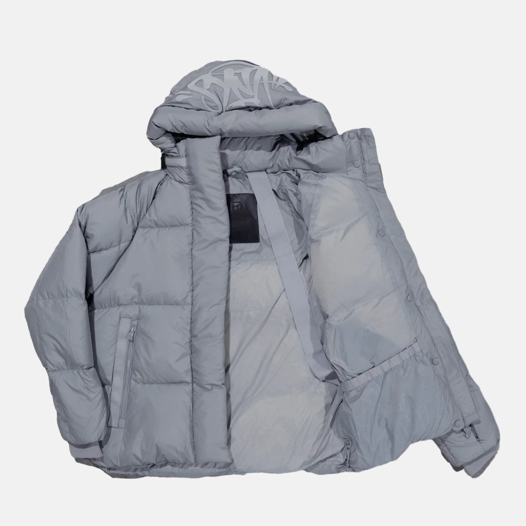 Syna Down Puffer Jacket - Grey