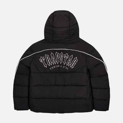 Trapstar Irongate Arch Pipping Puffer - Black/White