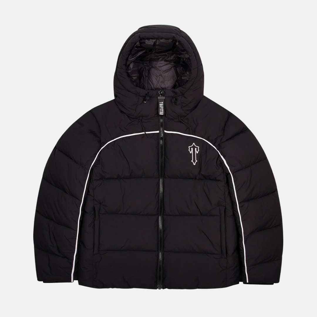 Trapstar Irongate Arch Pipping Puffer - Black/White