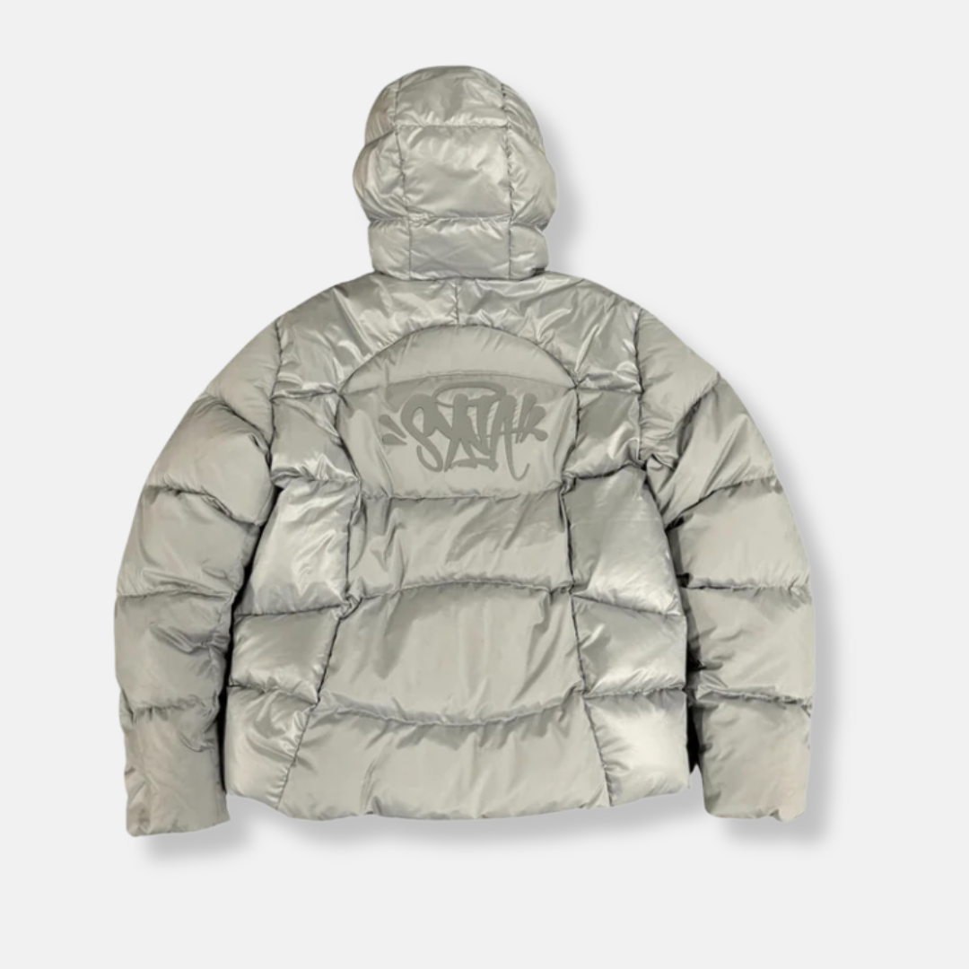 Syna Wave Puffer Jacket - Grey