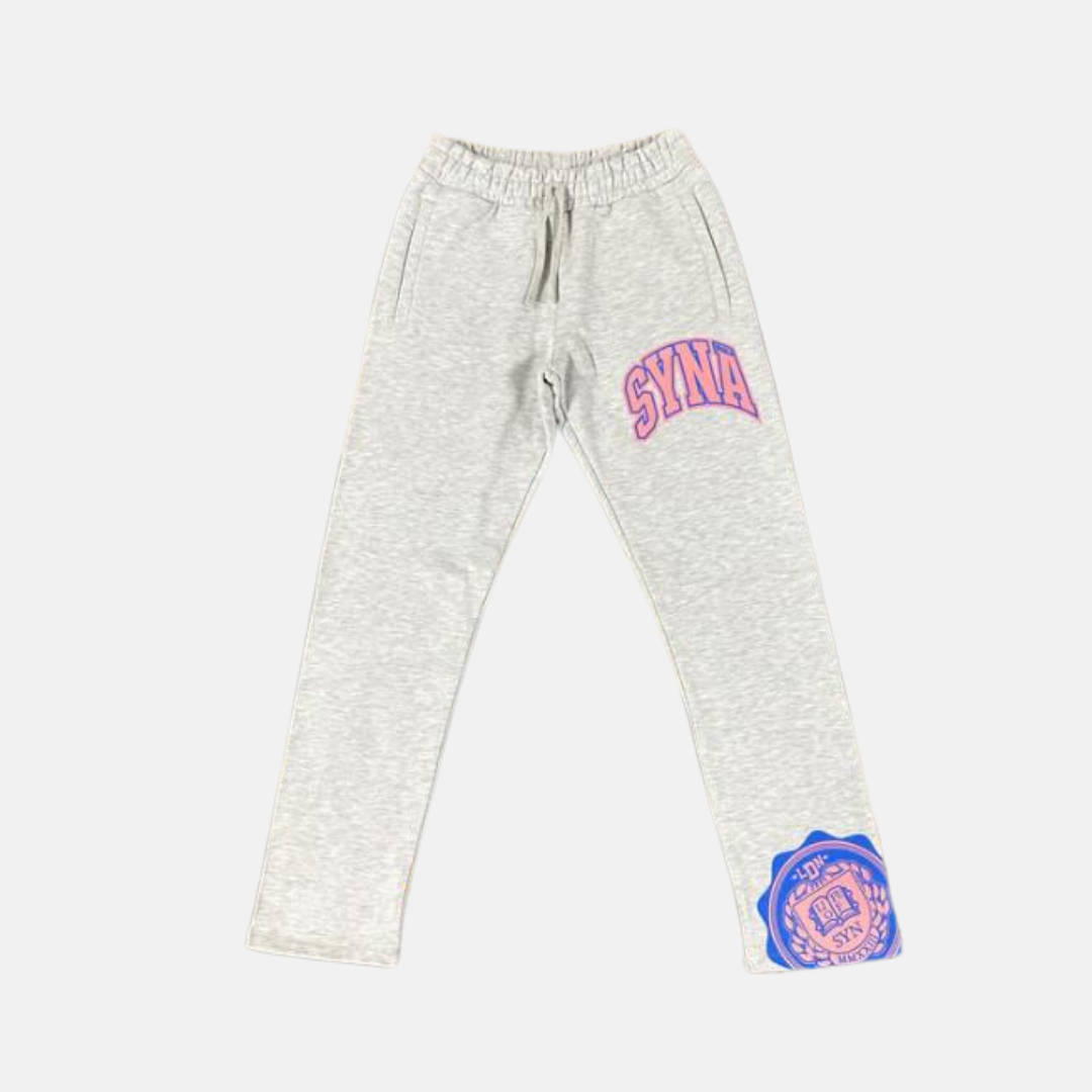 Syna Crest Pack Logo Tracksuit - White/Pink