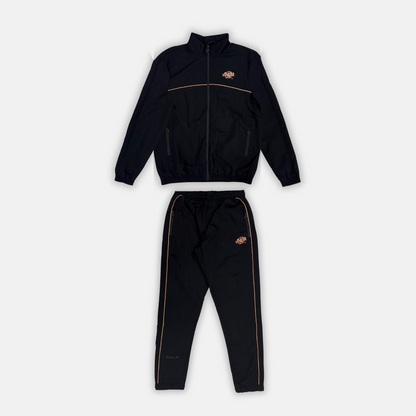 Syna x CRG Shell Tracksuit - Black & Rose Gold