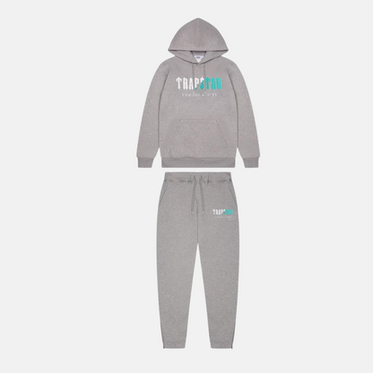 Trapstar Chenille Decoded Tracksuit - Grey/Teal