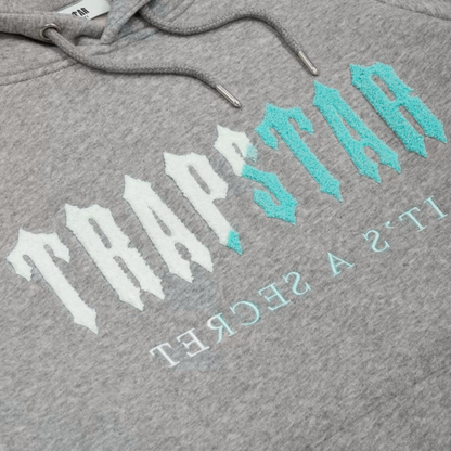 Trapstar Chenille Decoded Tracksuit - Grey/Teal