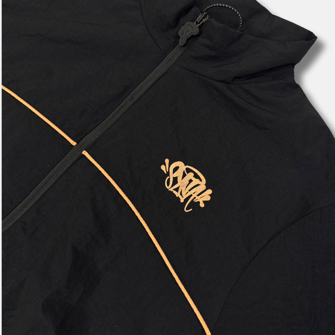 Syna x CRG Shell Tracksuit - Black & Rose Gold