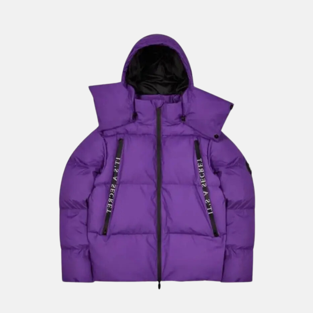 Trapstar x Awful Lot of Cough Syrup Hooded Puffer - Purple