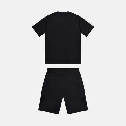 Trapstar Arched Irongate 2.0 Short Set - Black/Candy