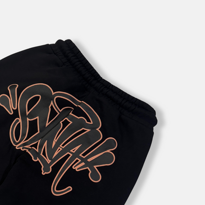 Syna Logo Tracksuit - Black & Rose Gold