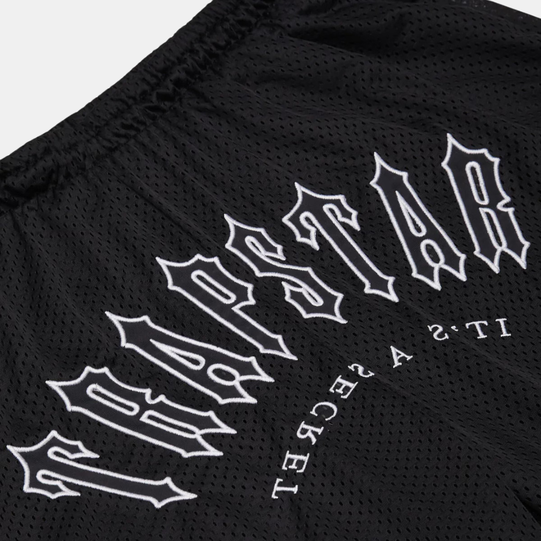 Trapstar Irongate Arch It's a Secret Basketball Shorts - Black/White