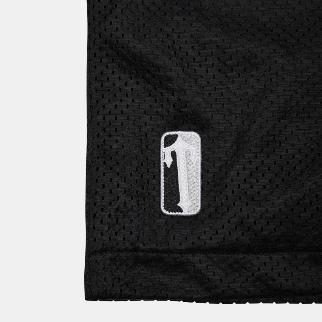 Trapstar Irongate Arch It's a Secret Basketball Shorts - Black/White