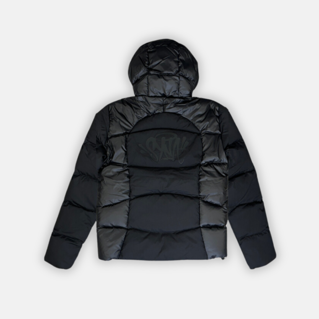 Syna Wave Puffer Jacket - Black