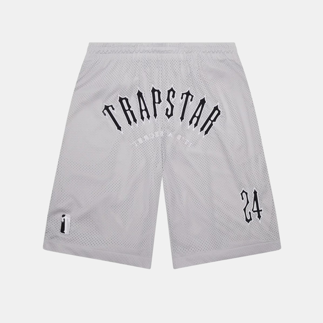 Trapstar Irongate Arch It's a Secret Basketball Shorts - Grey