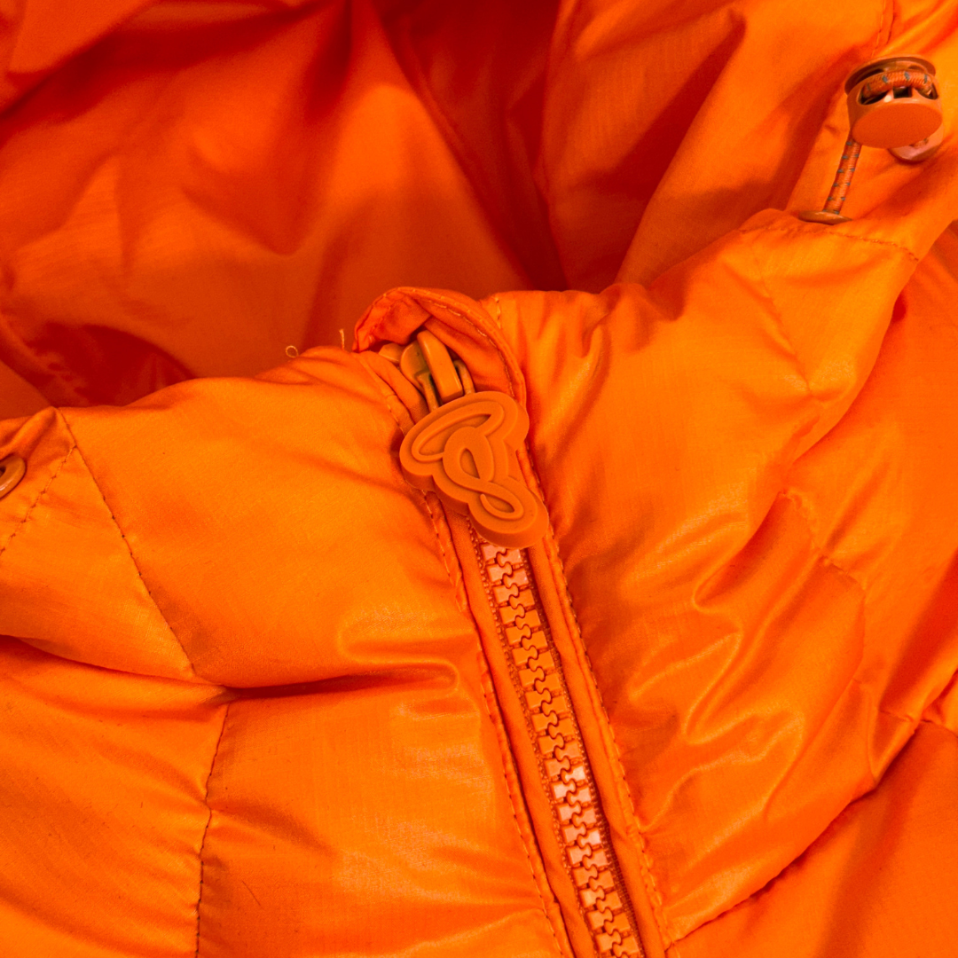 Syna Wave Puffer Jacket - Orange