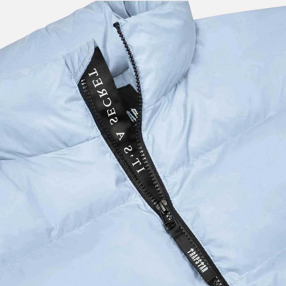 Trapstar Irongate It's A Secret Puffer Jacket - Ice Blue