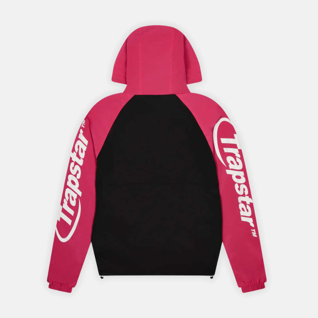 Trapstar Hyperdrive Windbreaker - Black/Hot Pink