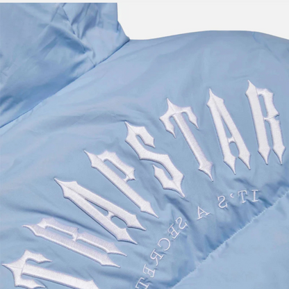 Trapstar Irongate Hooded Arch Puffer - Ice Blue