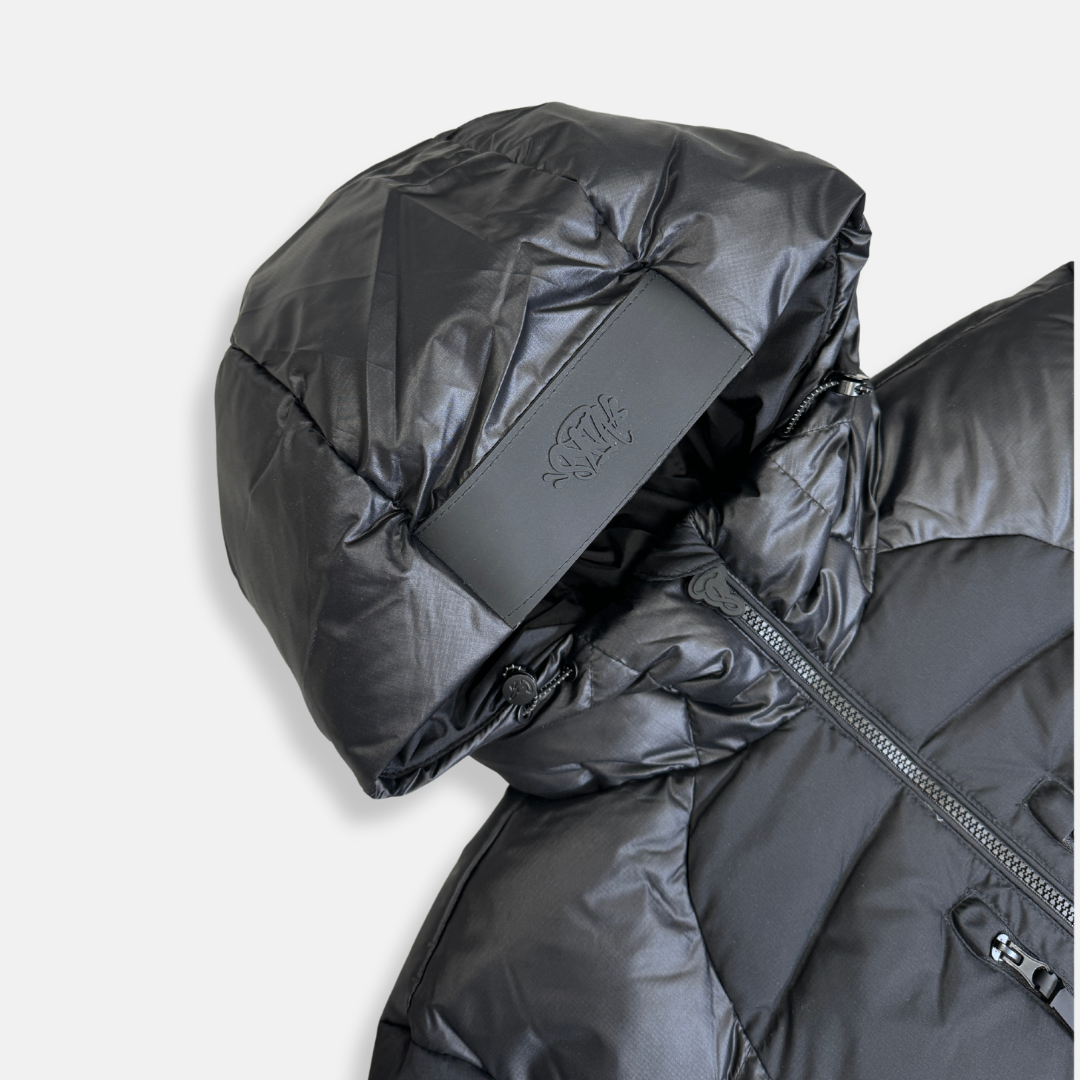 Syna Wave Puffer Jacket - Black