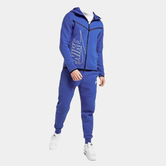 Nike Tech Fleece Set - Graphic Print Royal Blue (3rd Gen - Old Season)