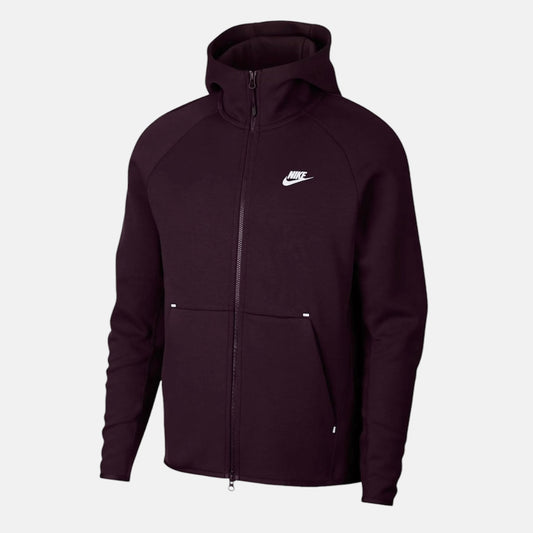 Nike Tech Fleece Hoodie - Burgundy (2nd Gen - Old Season)