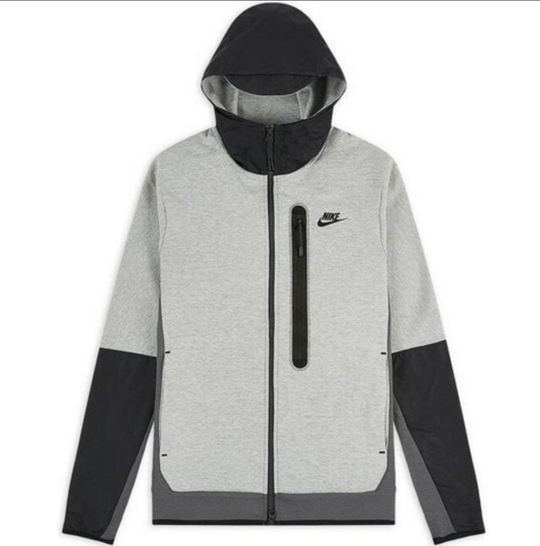 Nike Tech Fleece Woven Hoodie - Grey (3rd Gen - Old Season)