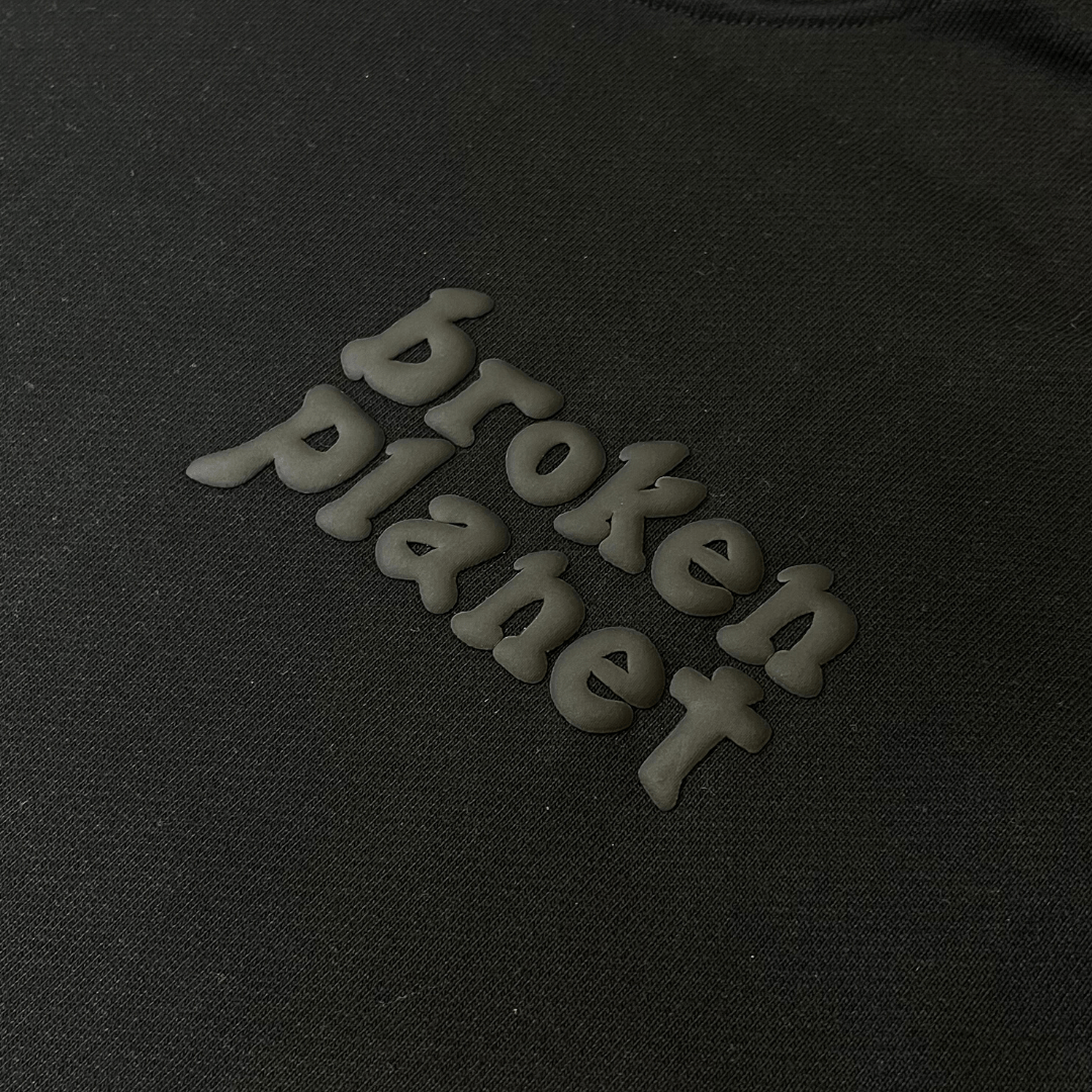 Broken Planet Basics Hoodie - Midnight Black