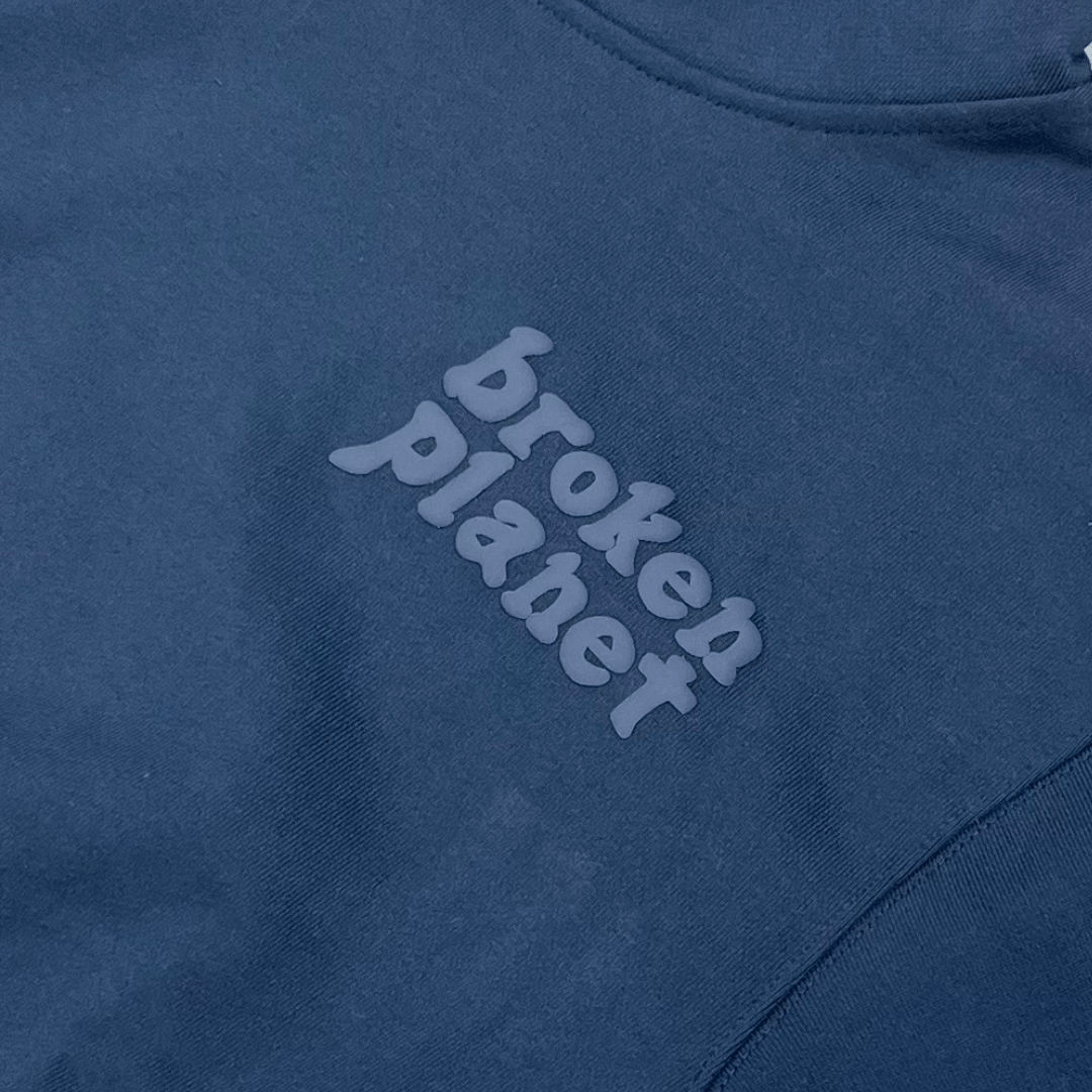 Broken Planet Basics Hoodie - Outer Space Blue