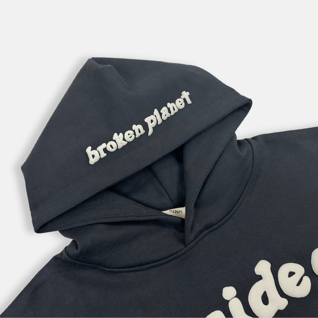 Broken Planet Far Side of the Moon Hoodie - Soot Black