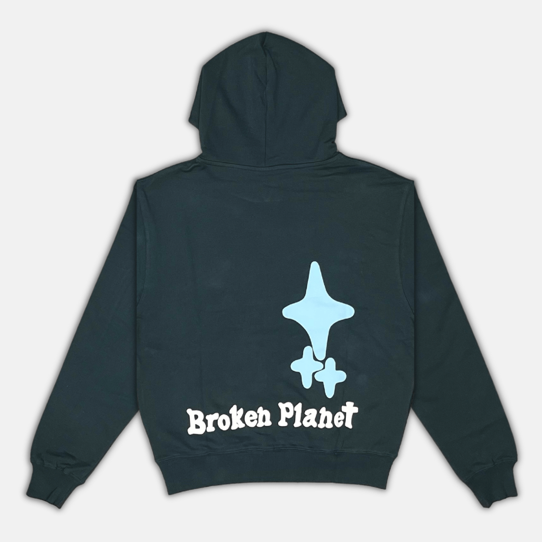 Broken Planet Hoodie - The Madness Never Ends - Sapphire