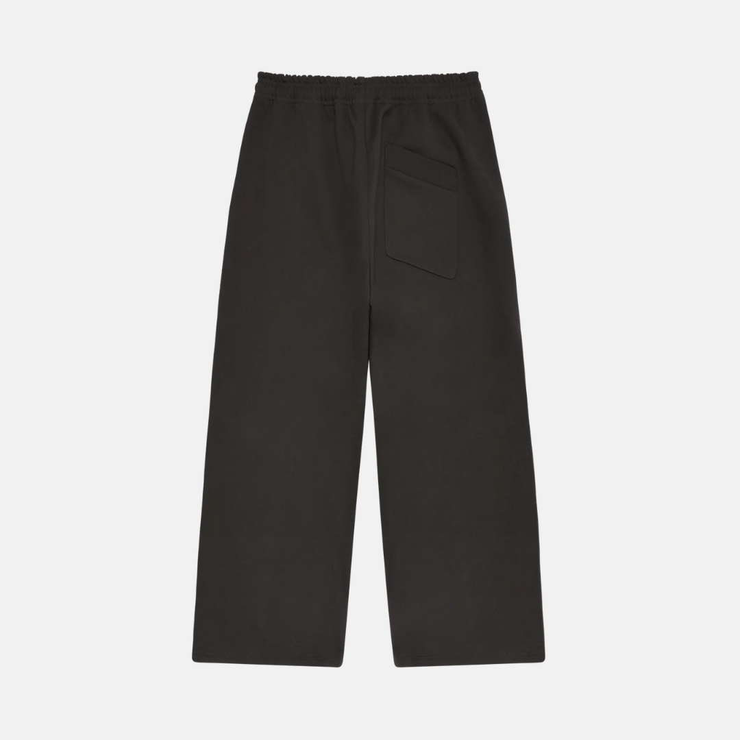 Broken Planet Wide Leg Sweatpants - Soot Black