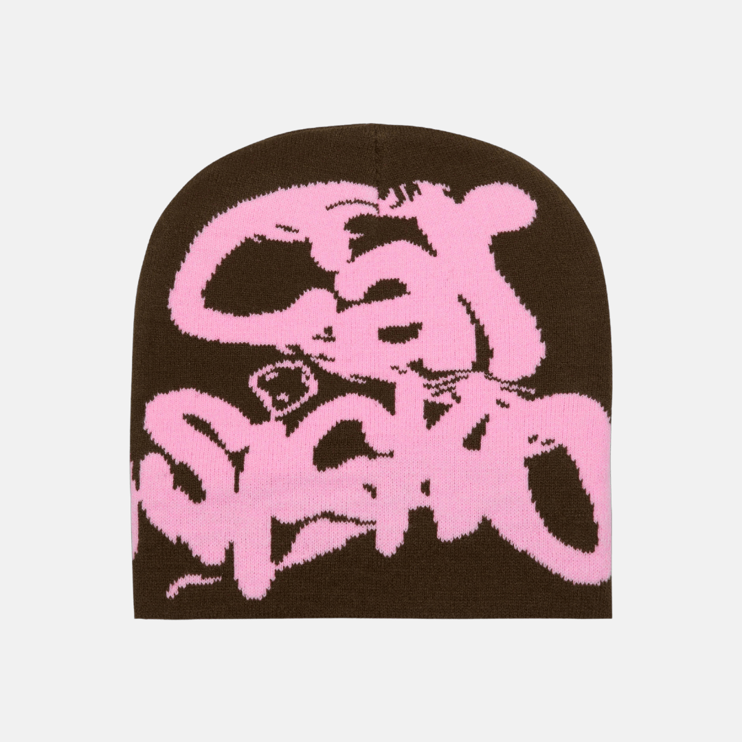 Carsicko World beanie - Brown/Pink