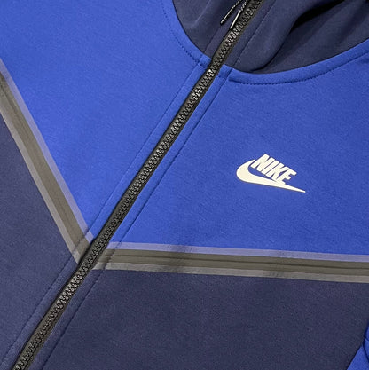 Nike Tech Fleece Hoodie - Royal Blue / Blackened Blue (3rd Gen - Old Season)