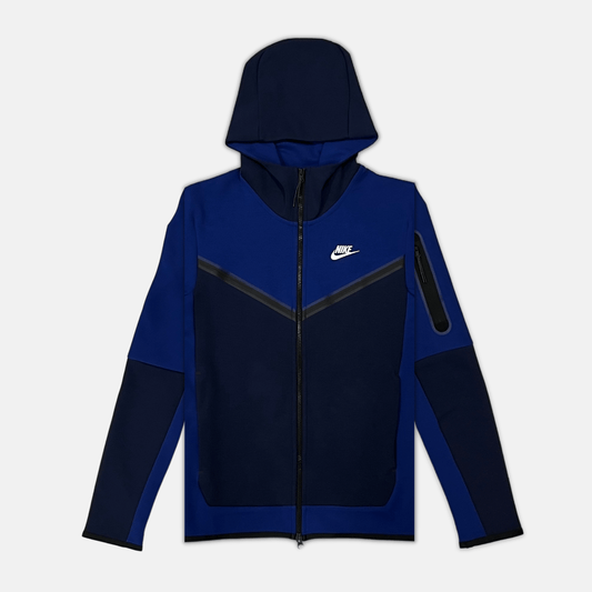 Nike Tech Fleece Hoodie - Royal Blue / Blackened Blue (3rd Gen - Old Season)