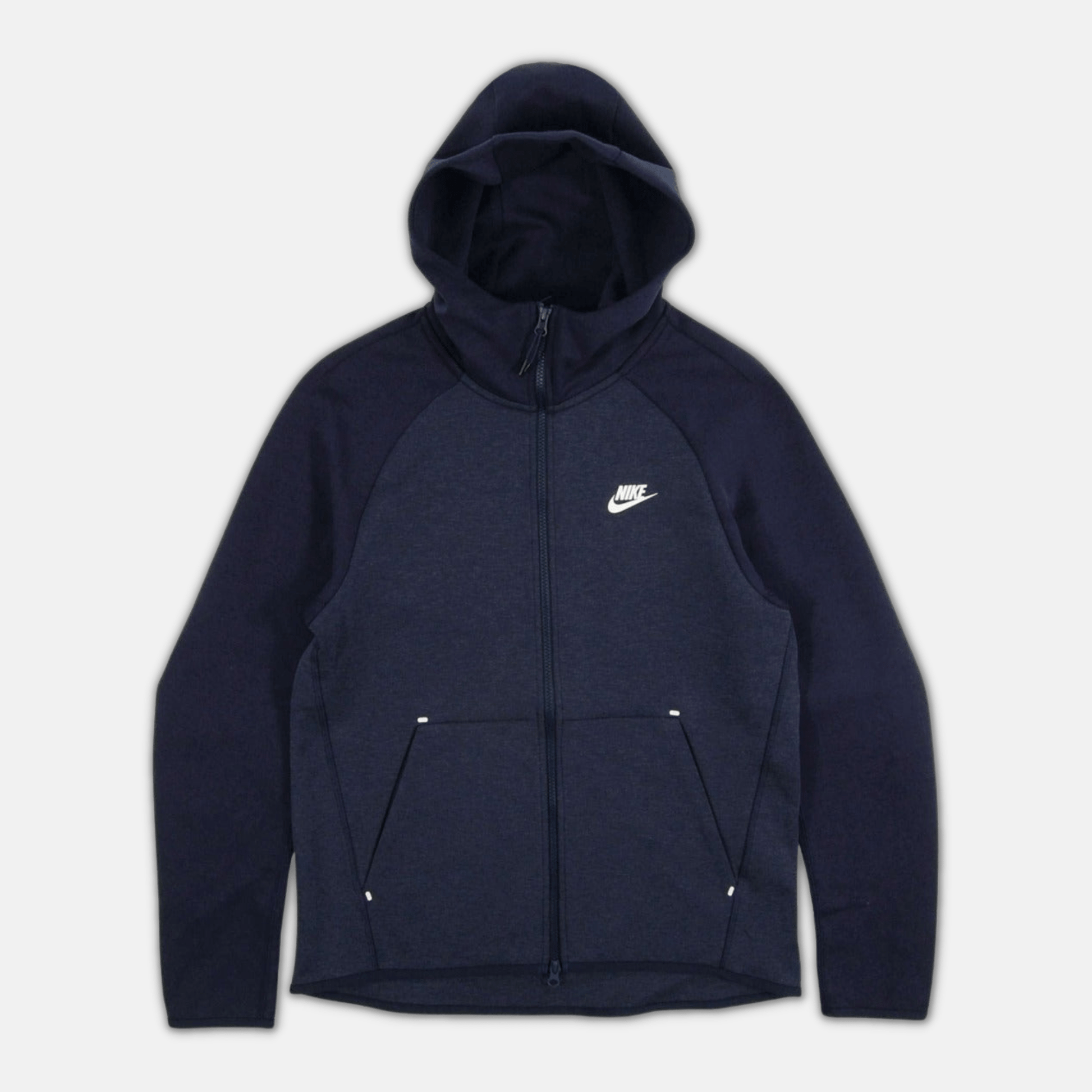 Nike Tech Fleece Hoodie - Two Tone Navy (2nd Gen - Old Season)