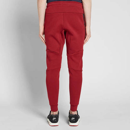 Nike Tech Fleece Joggers - Two Tone Red (2nd Gen - Old Season)