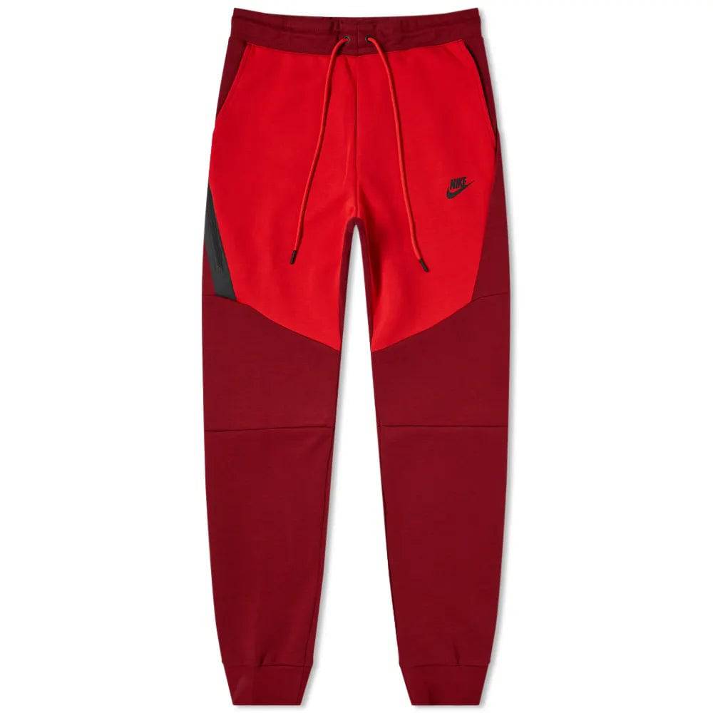 Nike Tech Fleece Joggers - Two Tone Red (2nd Gen - Old Season)