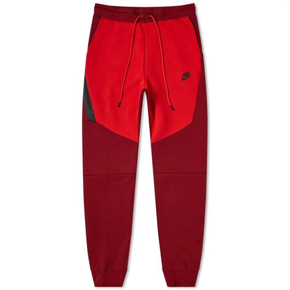 Nike Tech Fleece Joggers - Two Tone Red (2nd Gen - Old Season)