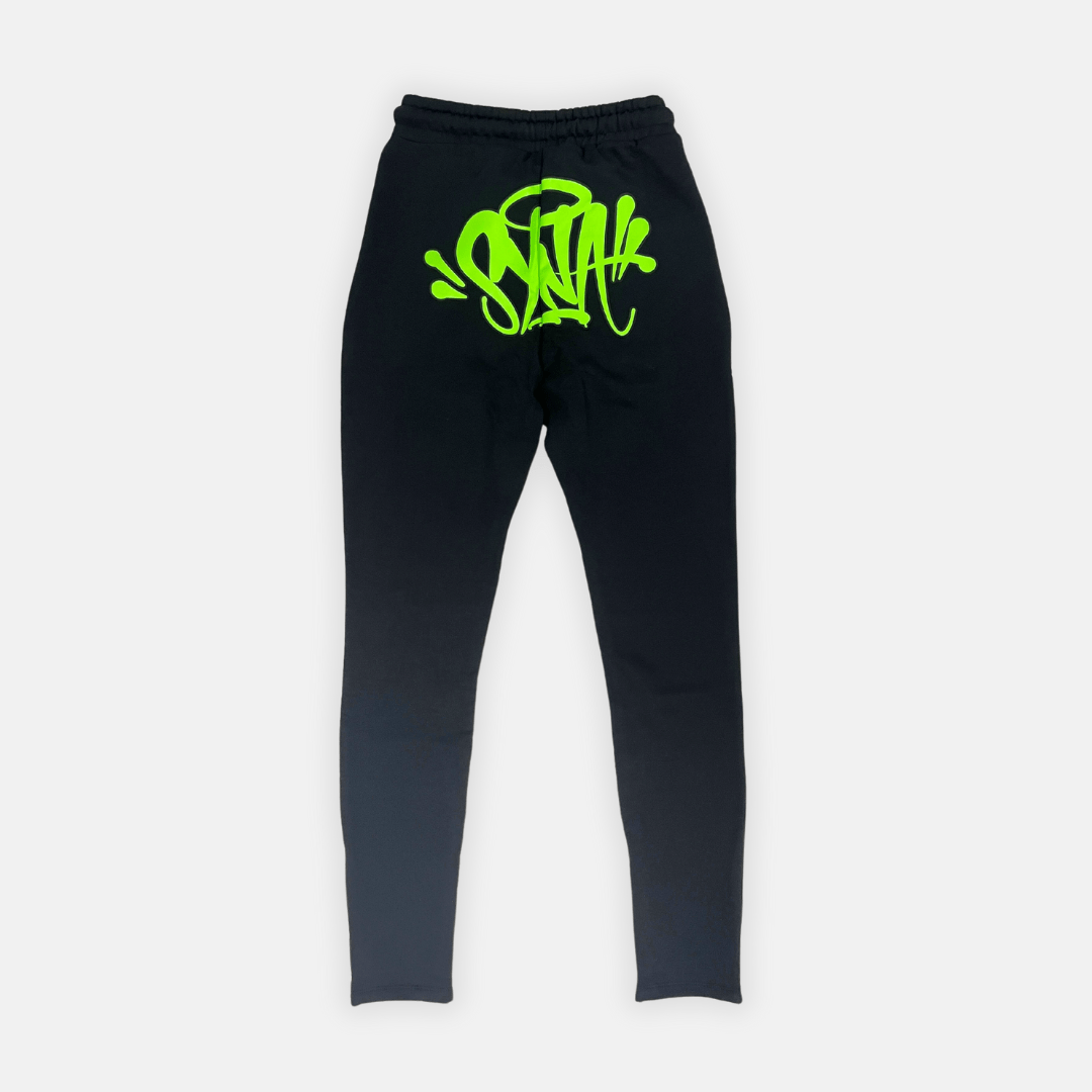 Syna Logo Tracksuit - Black / Green