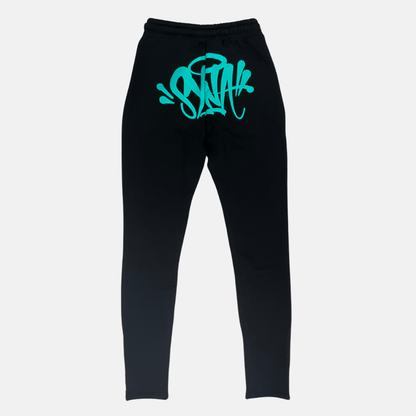 Syna Logo Tracksuit - Black / Teal