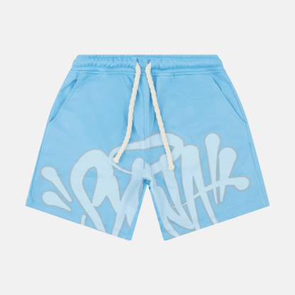 Syna T-shirt & Shorts Logo Set - Blue