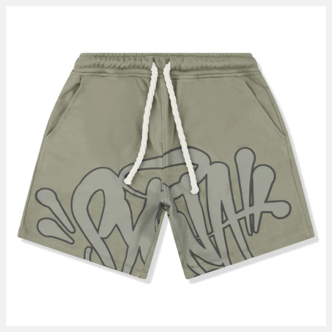 Syna T-shirt & Shorts Logo Set - Sage