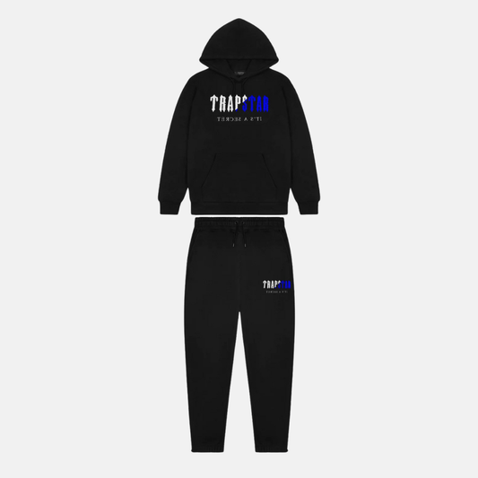 Trapstar Chenille Decoded Tracksuit - Black/Blue