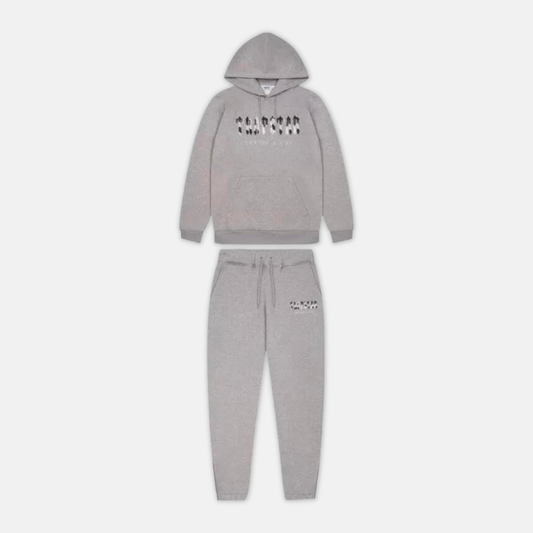 Trapstar Chenille Decoded Tracksuit - Grey/White Camo