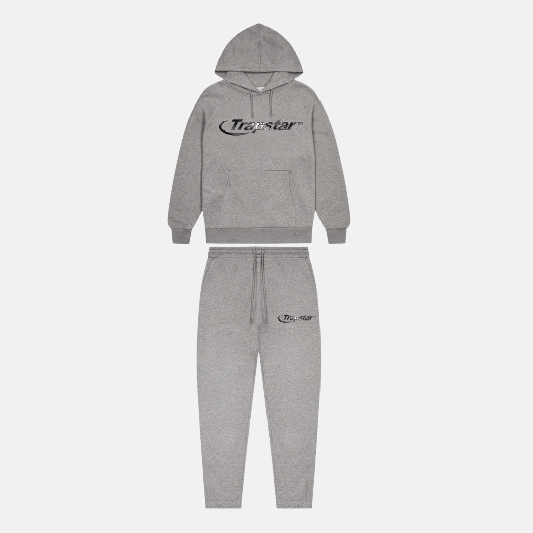 Trapstar Hyperdrive Monochrome Tracksuit - Grey