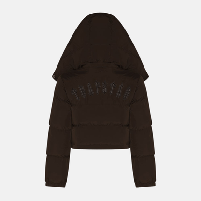 Trapstar Women's Irongate Hooded Jacket - Brown