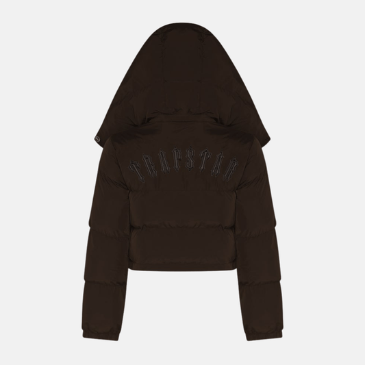 Trapstar Women's Irongate Hooded Jacket - Brown