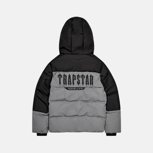 Trapstar Decoded AW23 Puffer - Black/Grey