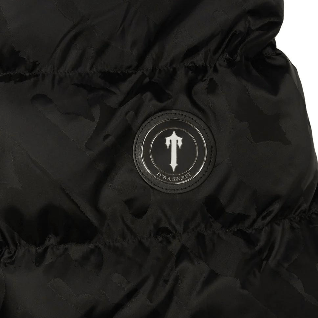 Trapstar Irongate T Jacquard Puffer Jacket - Blackout