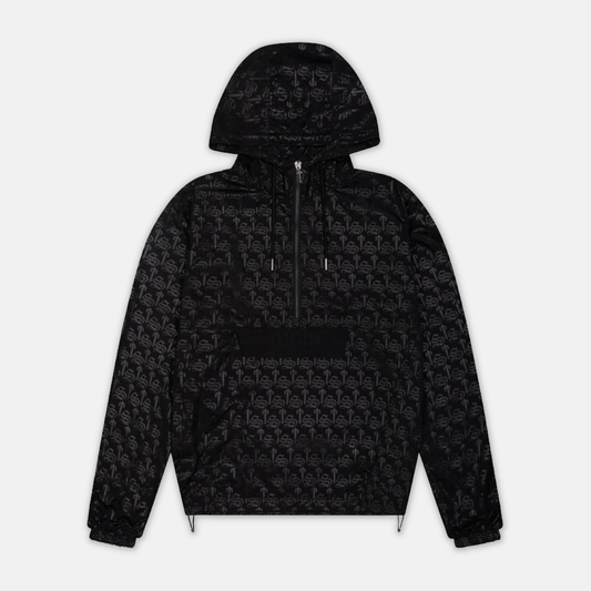 Trapstar Irongate T Windbreaker - Black Monogram Edition