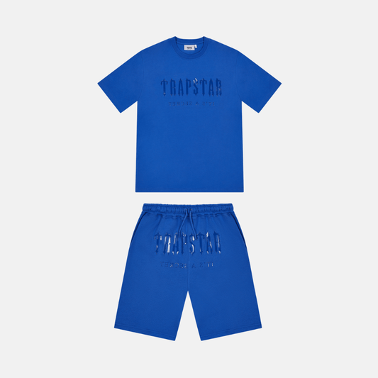 Trapstar Gel Decoded Shorts Set - Dazzling Blue